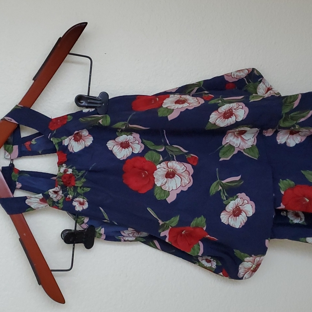 StyleDome Floral Ruffle Dress - Picture 5 of 7